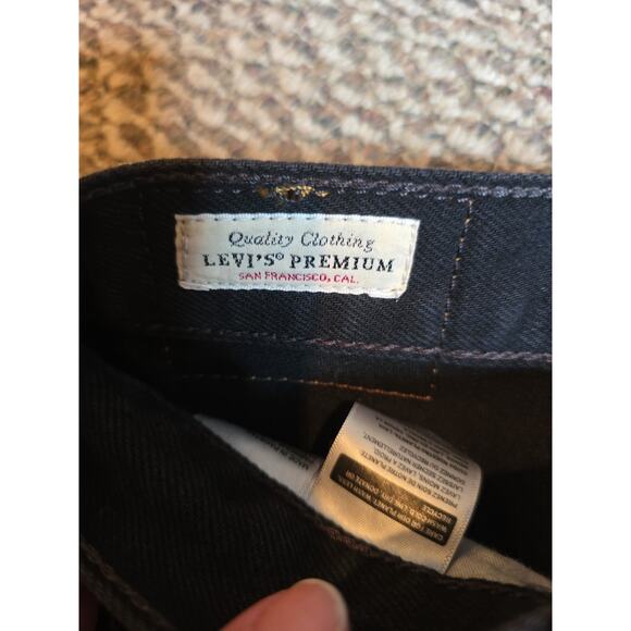 Levi’s Ribcage Wide Leg Jeans Women’s 28 Black Super High Rise Premium Denim NWT - Picture 12 of 13